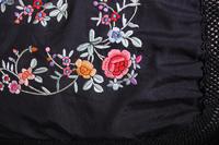 Early 19th Century Chinese Embroidered Silk Piano Shawl (10 of 15) Early 19th Century Chinese Embroidered Silk Piano Shawl (10 of 15)