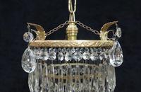 Art Deco Italian Four Tier Crystal Glass Chandelier (3 of 6) Art Deco Italian Four Tier Crystal Glass Chandelier (3 of 6)