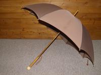 Antique Fawn Coloured Canopy Umbrella With Billiard Inspired Ball Handle (4 of 14) Antique Fawn Coloured Canopy Umbrella With Billiard Inspired Ball Handle (4 of 14)