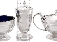 Sterling Silver Condiment Set - Antique George V 1919 (4 of 18) Sterling Silver Condiment Set - Antique George V 1919 (4 of 18)