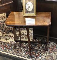 Late Victorian Rosewood Sutherland Table (4 of 4) Late Victorian Rosewood Sutherland Table (4 of 4)