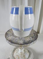 Ironstone China, Blue Banded Jug / Pitcher Early 20th Century (3 of 11) Ironstone China, Blue Banded Jug / Pitcher Early 20th Century (3 of 11)