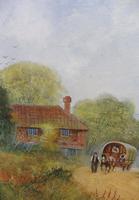 Large oil on canvas English countryside view Listed artist Richard Temple (Free shipping to Mainland England) (5 of 10) Large oil on canvas English countryside view Listed artist Richard Temple (Free shipping to Mainland England) (5 of 10)