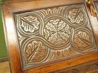 Antique Carved Oak Writing Bureau Desk with Fall Front, Handsome Gothic Piece (5 of 24) Antique Carved Oak Writing Bureau Desk with Fall Front, Handsome Gothic Piece (5 of 24)