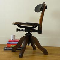 Early 20th Century Industrial Swivel Oak Work Chair (15 of 16) Early 20th Century Industrial Swivel Oak Work Chair (15 of 16)