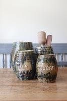 Scottish Pottery Slipware Barrel Storage Jars x4 (26 of 35) Scottish Pottery Slipware Barrel Storage Jars x4 (26 of 35)
