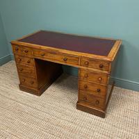 Quality Victorian Mahogany Antique Pedestal Desk (2 of 5) Quality Victorian Mahogany Antique Pedestal Desk (2 of 5)