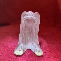 Lalique Yorkshire Terrier sculpture modelled in clear & frosted glass (3 of 8) Lalique Yorkshire Terrier sculpture modelled in clear & frosted glass (3 of 8)