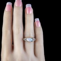 Antique Victorian Opal Diamond Ring 18ct Gold 2ct Opal c.1880 (2 of 6) Antique Victorian Opal Diamond Ring 18ct Gold 2ct Opal c.1880 (2 of 6)