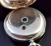Antique Fine Silver Pocket Watch, Ladies Fob Watch (9 of 13) Antique Fine Silver Pocket Watch, Ladies Fob Watch (9 of 13)
