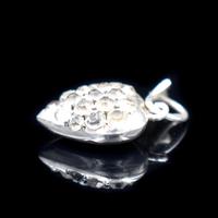 Antique Old Cut Paste Sterling Silver Puffy Heart Pendant Charm (2 of 8) Antique Old Cut Paste Sterling Silver Puffy Heart Pendant Charm (2 of 8)