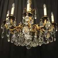 French 10 Light Gilded Bronze Antique Chandelier Oka04088 (8 of 10) French 10 Light Gilded Bronze Antique Chandelier Oka04088 (8 of 10)