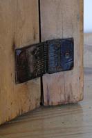Antique Pine Wall Cupboard with Rare Leather Hinges (17 of 17) Antique Pine Wall Cupboard with Rare Leather Hinges (17 of 17)