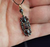 Antique Art Nouveau Bohemian Garnet Pendant (11 of 12) Antique Art Nouveau Bohemian Garnet Pendant (11 of 12)