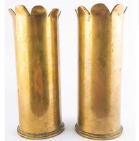 WW1 Trench Art 1918 Pair of Shells (3 of 5) WW1 Trench Art 1918 Pair of Shells (3 of 5)