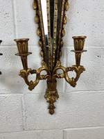 Pair of Carved Giltwood Wall Candelabra (2 of 7) Pair of Carved Giltwood Wall Candelabra (2 of 7)