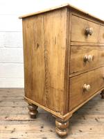 Antique Pine Straight Front Chest of Drawers (10 of 10) Antique Pine Straight Front Chest of Drawers (10 of 10)