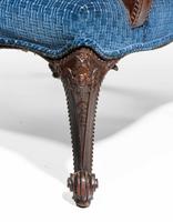 Late 19th Century Mahogany Framed Gainsborough Armchair (6 of 6) Late 19th Century Mahogany Framed Gainsborough Armchair (6 of 6)