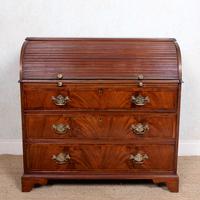 Cylinder Bureau Georgian Writing Desk Chest (11 of 12) Cylinder Bureau Georgian Writing Desk Chest (11 of 12)