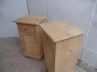 Lined Pair of Antique Pine Victorian Bedside Cabinets to wax / paint (2 of 8) Lined Pair of Antique Pine Victorian Bedside Cabinets to wax / paint (2 of 8)