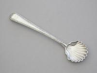 George III Silver Salt Spoon - Old English Bead Pattern by George Smith, London c.1780 (4 of 9) George III Silver Salt Spoon - Old English Bead Pattern by George Smith, London c.1780 (4 of 9)