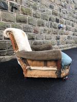 Antique English Armchair For Recovering (3 of 7) Antique English Armchair For Recovering (3 of 7)