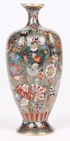 Oriental, Chinese / Japanese Exceptional Silver Metal Cloisonne Vase (9 of 25) Oriental, Chinese / Japanese Exceptional Silver Metal Cloisonne Vase (9 of 25)