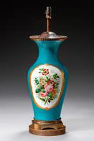 Late 19th Century Sevres Style Porcelain Vase Lamp (5 of 5) Late 19th Century Sevres Style Porcelain Vase Lamp (5 of 5)
