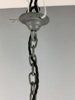 19th Century Blacksmiths Wrought Iron Ceiling Light, Lantern, Rewired (5 of 11) 19th Century Blacksmiths Wrought Iron Ceiling Light, Lantern, Rewired (5 of 11)