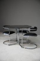 Retro Chrome Glass Dining Table (13 of 13) Retro Chrome Glass Dining Table (13 of 13)