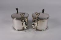 Pair of Heavy Gauge George V Silver Drum Mustards (6 of 7) Pair of Heavy Gauge George V Silver Drum Mustards (6 of 7)