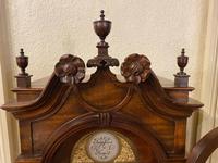 Carved Walnut Grandmother Longcase Clock (6 of 7) Carved Walnut Grandmother Longcase Clock (6 of 7)