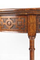 1920s Oak Demi-Lune Hall Table (12 of 12) 1920s Oak Demi-Lune Hall Table (12 of 12)