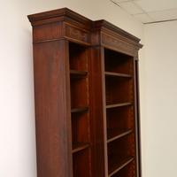 Antique Sheraton Style Inlaid Mahogany Open Bookcase (5 of 11) Antique Sheraton Style Inlaid Mahogany Open Bookcase (5 of 11)