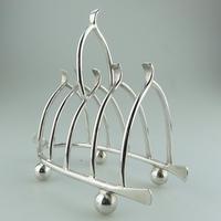 Pretty Antique Silver Plate Novelty Wishbone Toast Letter Rack c.1890 (2 of 8) Pretty Antique Silver Plate Novelty Wishbone Toast Letter Rack c.1890 (2 of 8)