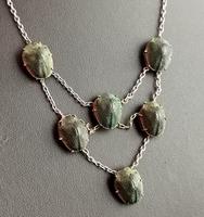 Art Deco Real Scarab Beetle Festoon Necklace (3 of 12) Art Deco Real Scarab Beetle Festoon Necklace (3 of 12)