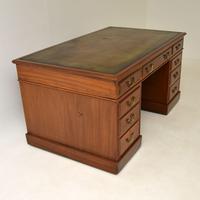 Large Antique Victorian Mahogany Pedestal Desk (7 of 12) Large Antique Victorian Mahogany Pedestal Desk (7 of 12)
