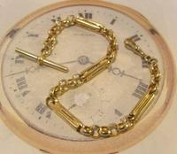 Vintage Pocket Watch Chain 1950s 12ct Gold Plated Large Fancy Link Albert Victorian Revival (2 of 12) Vintage Pocket Watch Chain 1950s 12ct Gold Plated Large Fancy Link Albert Victorian Revival (2 of 12)