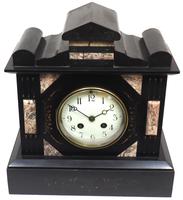 Antique French Slate Mantel Clock 8-Day Striking Mantle Clock c.1900 (5 of 5) Antique French Slate Mantel Clock 8-Day Striking Mantle Clock c.1900 (5 of 5)