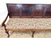 Antique George III Oak Settle Bench (4 of 10) Antique George III Oak Settle Bench (4 of 10)