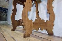Charming 18th Century Italian Demi-Lune Lyre-Leg Fruitwood Table (9 of 13) Charming 18th Century Italian Demi-Lune Lyre-Leg Fruitwood Table (9 of 13)