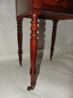 Regency Mahogany Work Pembroke Table (5 of 8) Regency Mahogany Work Pembroke Table (5 of 8)
