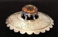 Large Silver Plated and Cairngorm Plaid Brooch (2 of 3) Large Silver Plated and Cairngorm Plaid Brooch (2 of 3)