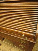 Antique Oak Roll Top Writing Desk, Tambour Front Bureau Desk (10 of 20) Antique Oak Roll Top Writing Desk, Tambour Front Bureau Desk (10 of 20)