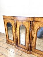 Victorian Inlaid Walnut Credenza with Marble Top (5 of 10) Victorian Inlaid Walnut Credenza with Marble Top (5 of 10)