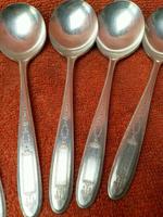 Antique Silver Plate Epns Art Deco Soup Spoons c.1920 (3 of 7) Antique Silver Plate Epns Art Deco Soup Spoons c.1920 (3 of 7)