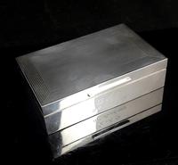 Vintage silver cigarette box engine turned (5 of 16) Vintage silver cigarette box engine turned (5 of 16)
