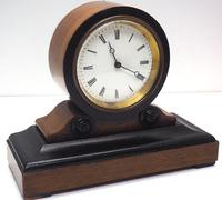 Great French Drum Head Mantel Clock Walnut & Ebonised Case on Balance by GVC (9 of 9) Great French Drum Head Mantel Clock Walnut & Ebonised Case on Balance by GVC (9 of 9)