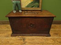 Antique Oak Chest with Carved Ship Detail to Lid Maritime Nautical Storage Chest (11 of 14) Antique Oak Chest with Carved Ship Detail to Lid Maritime Nautical Storage Chest (11 of 14)