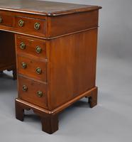 Victorian Oak & Walnut Pedestal Desk (8 of 10) Victorian Oak & Walnut Pedestal Desk (8 of 10)